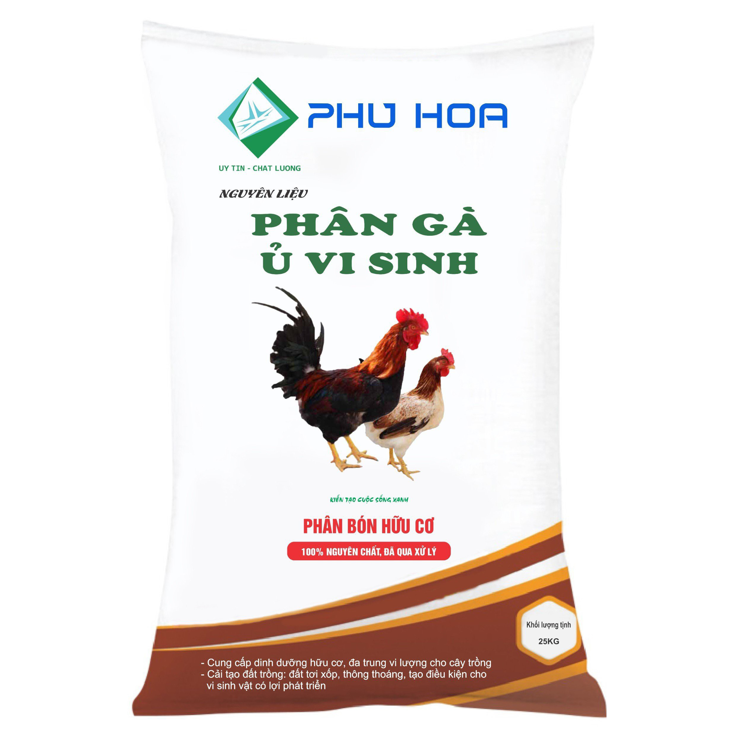Phân gà ủ vi sinh